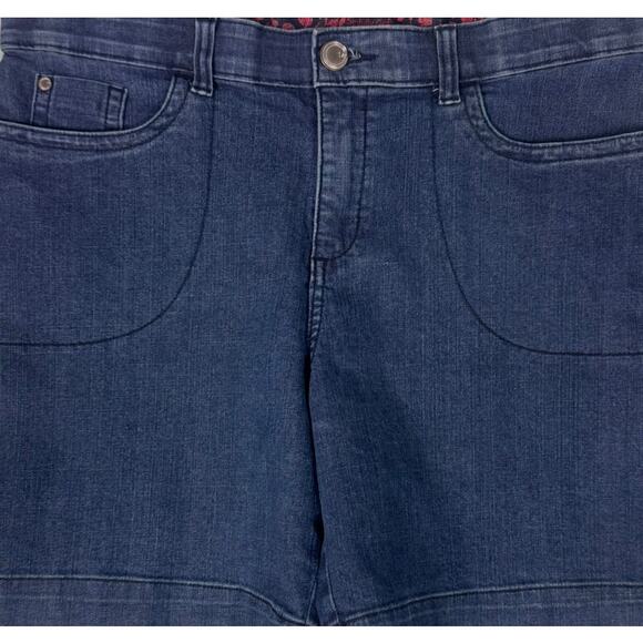Lee Sinfully Soft Womens Blue Denim Shorts Size 12 - Picture 2 of 8